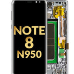 OLED Assembly with Frame for Galaxy Note 8 N950 (ORCHID GRAY) (Service Pack)