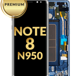 OLED Assembly with Frame for Galaxy Note 8 N950 (DEEPSEA BLUE) (Premium)