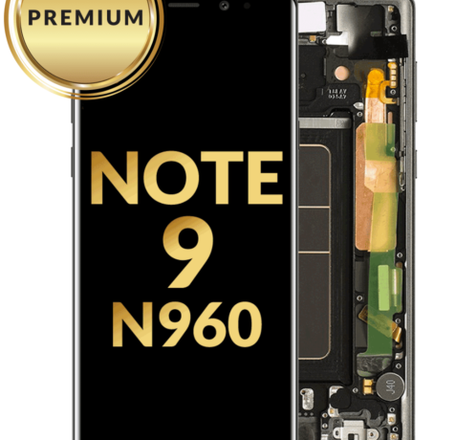OLED Assembly with Frame for Galaxy Note 9 N960 (MIDNIGHT BLACK) (Premium)