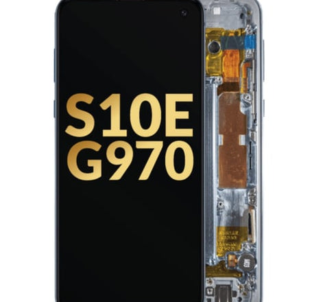 OLED Assembly with Frame for Galaxy S10E G970 (BLUE) (Service Pack)