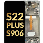 OLED Assembly with Frame for Galaxy S22 Plus S906 (GRAPHTE GRAY) (Service Pack)