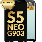 OLED Assembly without Frame for Galaxy S5 NEO (G903) (BLACK) (Premium)