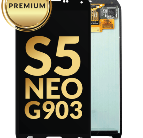 OLED Assembly without Frame for Galaxy S5 NEO (G903) (BLACK) (Premium)