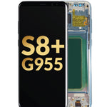 OLED Assembly with Frame for Galaxy S8 Plus G955 (CORAL BLUE) (Service Pack)