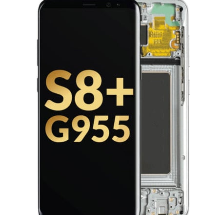 OLED Assembly with Frame for Galaxy S8 Plus G955 (ORCHID GRAY) (Service Pack)