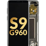OLED Assembly with Frame for Galaxy S9 G960 (TITANIUM GRAY) (Service Pack)