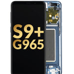 OLED Assembly with Frame for Galaxy S9 Plus G965  (CORAL BLUE) (Service Pack)