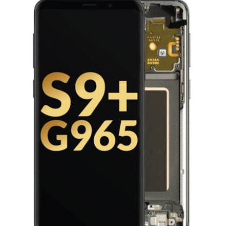 OLED Assembly with Frame for Galaxy S9 Plus (G965) (TITANIUM GRAY) (Service Pack)