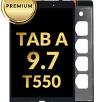 LCD Assembly without Frame for Galaxy Tab A 9.7 (T550) (BLACK) (Premium)