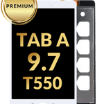 LCD Assembly without Frame for Galaxy Tab A 9.7 (T550) (WHITE) (Premium)