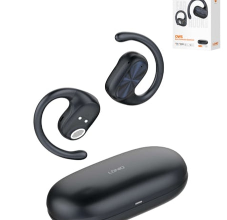 LDNIO T07 Wireless Stereo BT Earbuds Over-Ear Headphones (BLACK) (Only Ground Shipping)