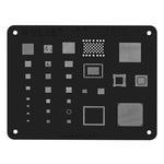 Wylie CPU BGA Reballing Stencil for iPad 6 / Mini 4 / Air 2 (Black)