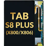 OLED Assembly without Frame for Galaxy Tab S8 Plus (2022) (X800 / X806) (BLACK) (Service Pack)