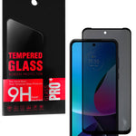 Privacy Tempered Glass for Motorola Moto G Play (XT2271-5 / 2023) (2.5D / 1 Piece)