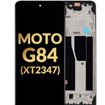 OLED Assembly with Frame for Motorola Moto G84 (XT2347 / 2023) (Premium)