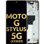 Motorola Moto G Stylus 5G (XT2419 / 2024) OLED Assembly w/ Frame (CARAMEL LATTE) (Premium)