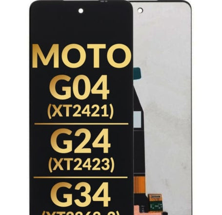 LCD Assembly without Frame for Motorola Moto G04 (XT2421 / 2024) / Moto G24 (XT2423 / 2024) / Moto G34 (XT2363-2) (Premium)